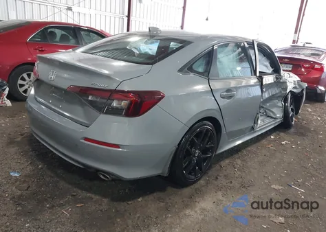 2025 Honda Civic Sport z USA, uszkodzony, nr VIN 2HGFE2F59SH506565